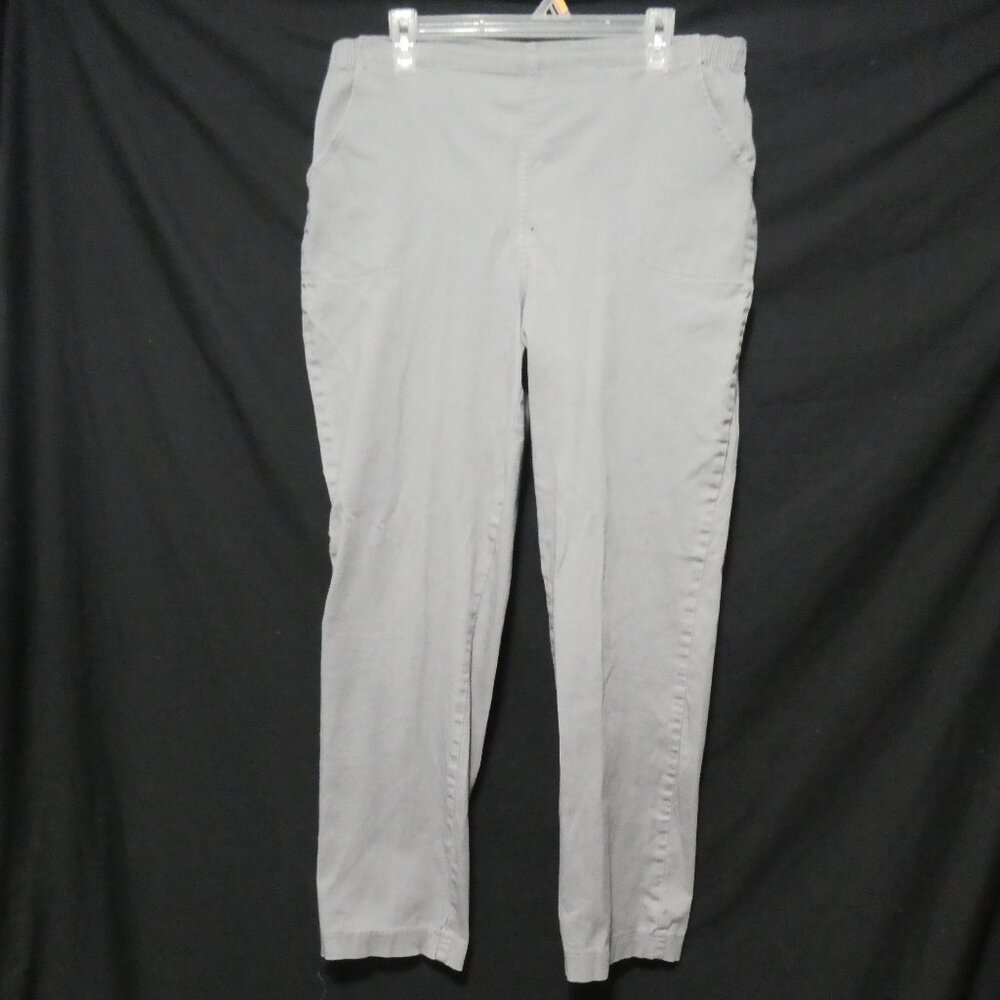 CROFT & BARROW STRETCH | large | Grey Joggers | Stretchy Waistband | NWOT